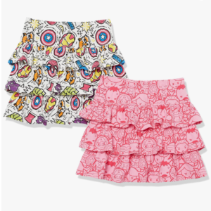 Girls and Toddlers’ Knit Ruffle Skirts